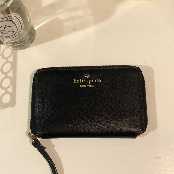 Kate Spade Leather Wristlet Wallet Card / Phone